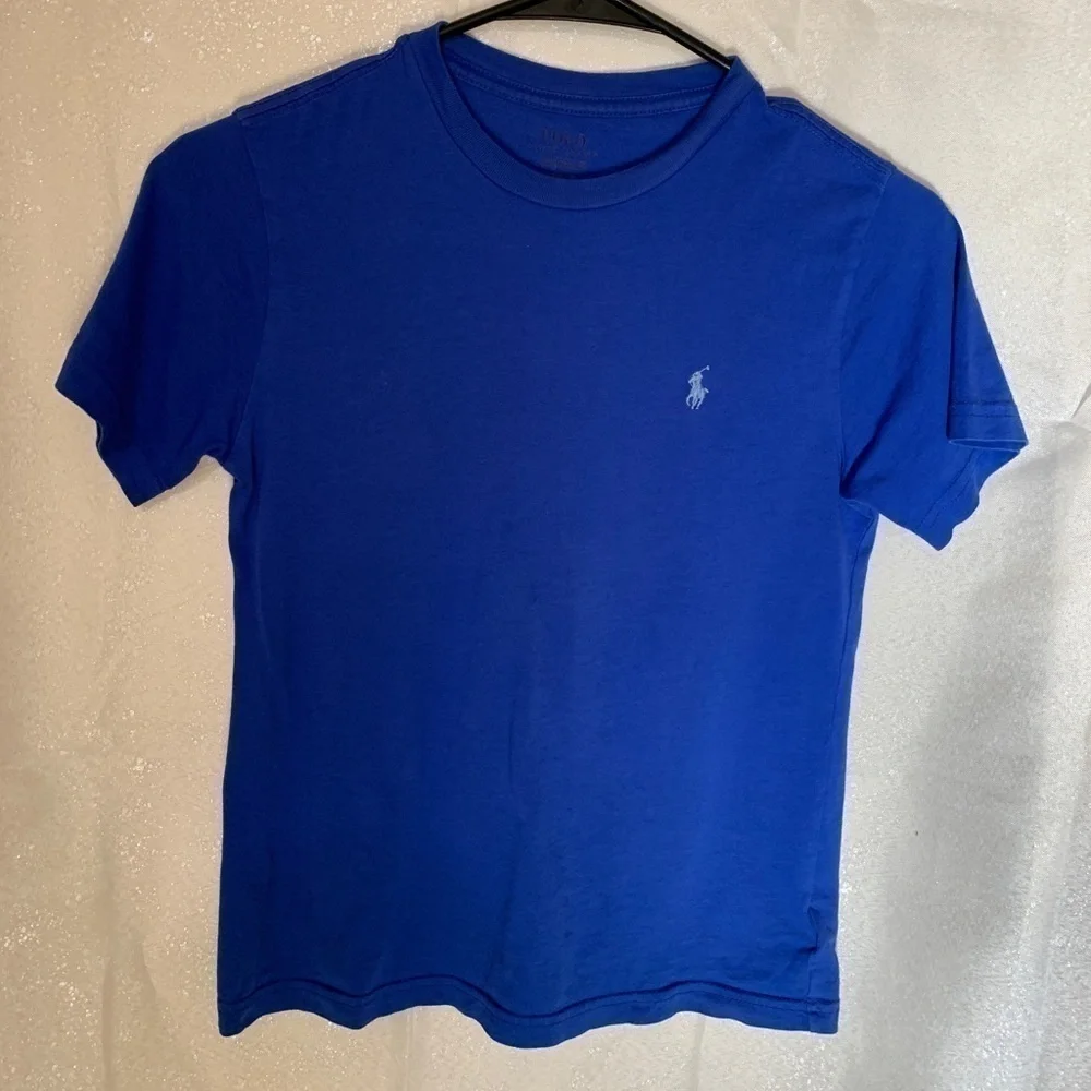 3/$35❤️Boys, royal blue Ralph, Lauren polo T-shirt, size small